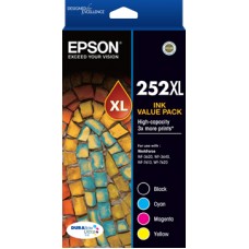 Epson 252XL Value pack Black/Cyan/Magenta/Yellow 