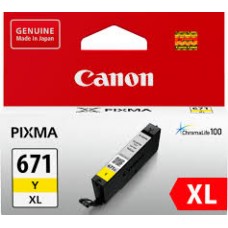 CANON Ink Cartridge CLI671XL Yellow High Yield