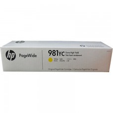 HP 981YC Yellow Hi Capacity genuine Ink Cartridge