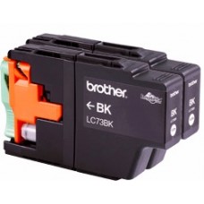 Brother LC73 Black Twin genuine Ink Cartridge (LC73 BKX2)