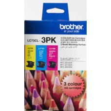Brother LC73CL Value Colour 3 Pack genuine Ink Cartridge